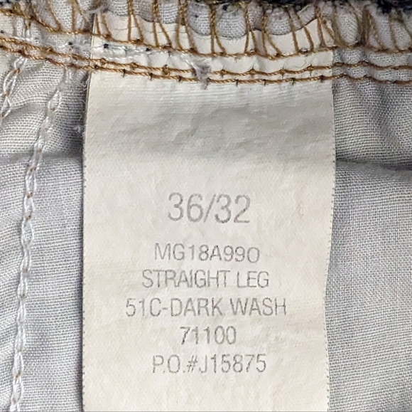 Calvin Klein | Men's Straight Leg Jeans Size 36/32 - Picture 7 of 7